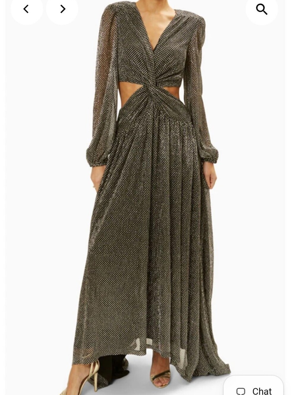 New Ramy Brook LeBron Dress Maxi Cutout